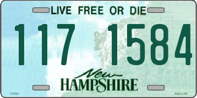 NH license plate 1171584