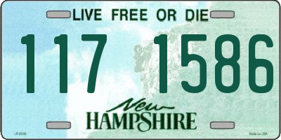 NH license plate 1171586
