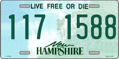 NH license plate 1171588
