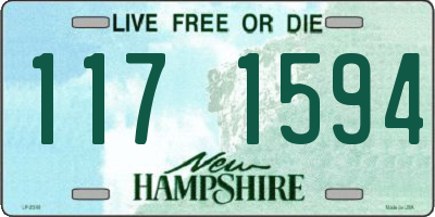 NH license plate 1171594