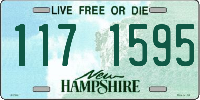 NH license plate 1171595