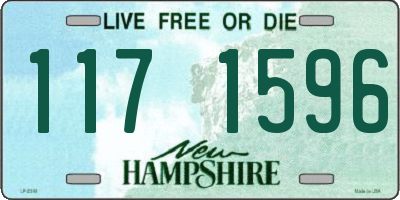 NH license plate 1171596