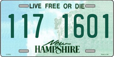 NH license plate 1171601