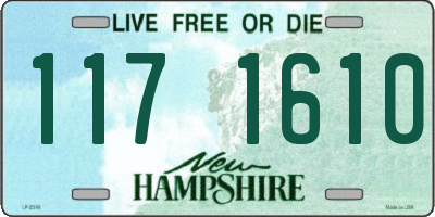NH license plate 1171610