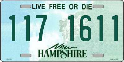 NH license plate 1171611