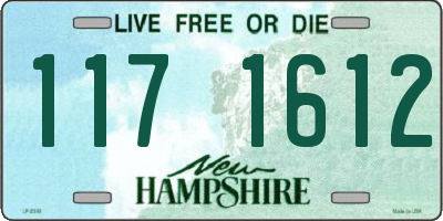 NH license plate 1171612