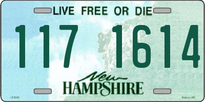 NH license plate 1171614
