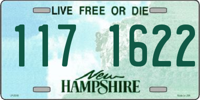 NH license plate 1171622