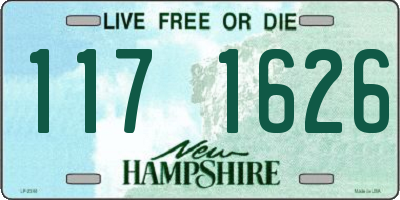 NH license plate 1171626