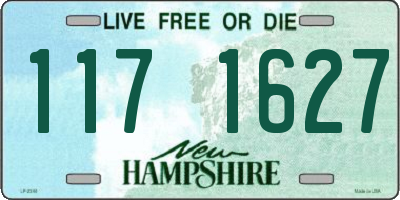 NH license plate 1171627