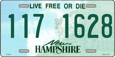 NH license plate 1171628