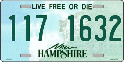 NH license plate 1171632