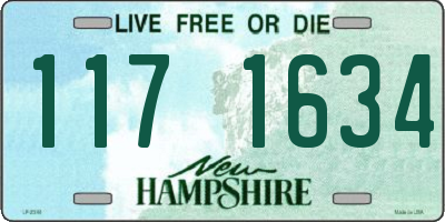 NH license plate 1171634