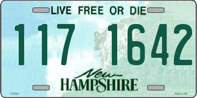 NH license plate 1171642