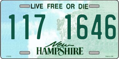 NH license plate 1171646