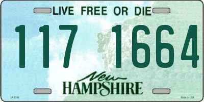 NH license plate 1171664
