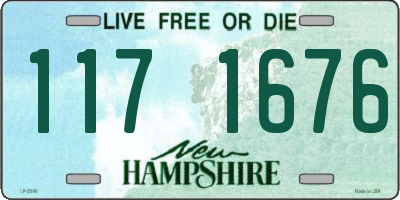 NH license plate 1171676