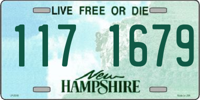 NH license plate 1171679