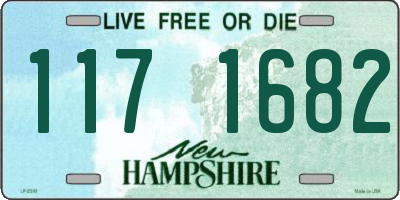 NH license plate 1171682