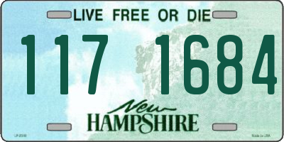 NH license plate 1171684