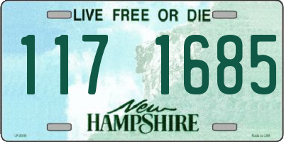 NH license plate 1171685