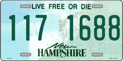 NH license plate 1171688