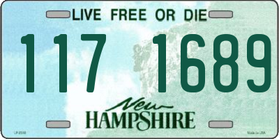 NH license plate 1171689