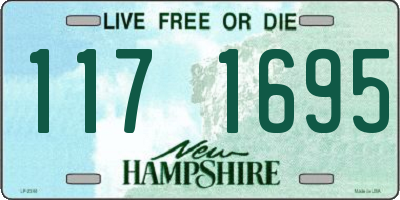 NH license plate 1171695