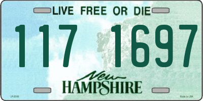 NH license plate 1171697