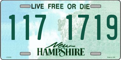NH license plate 1171719