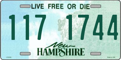 NH license plate 1171744