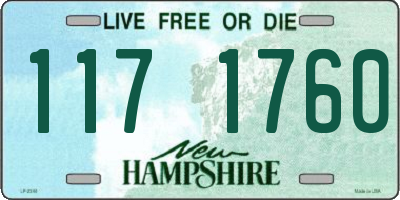 NH license plate 1171760