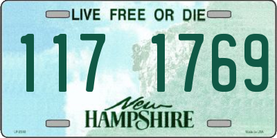 NH license plate 1171769
