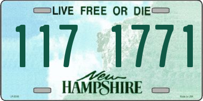 NH license plate 1171771