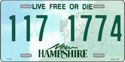 NH license plate 1171774