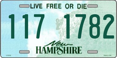 NH license plate 1171782