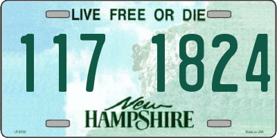 NH license plate 1171824