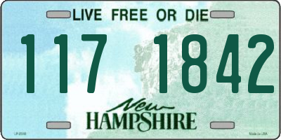 NH license plate 1171842