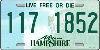 NH license plate 1171852