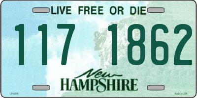 NH license plate 1171862