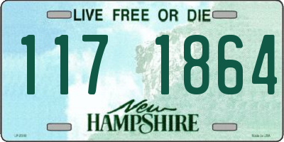 NH license plate 1171864