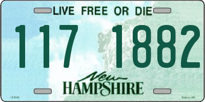 NH license plate 1171882