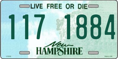 NH license plate 1171884