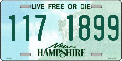 NH license plate 1171899