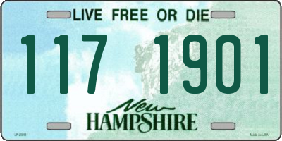 NH license plate 1171901