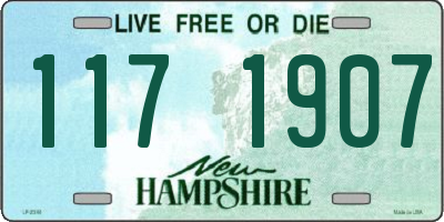NH license plate 1171907