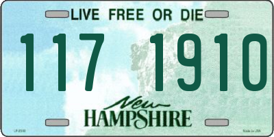 NH license plate 1171910