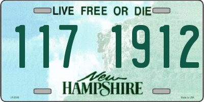 NH license plate 1171912