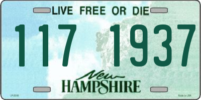 NH license plate 1171937