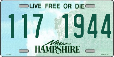 NH license plate 1171944